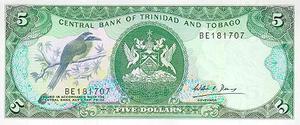 Trinidad and Tobago, 5 Dollar, P37b