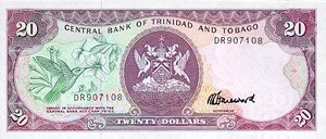 Trinidad and Tobago, 20 Dollar, P39c