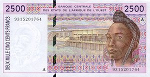 West African States, 2,500 Franc, P112Ab