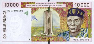 West African States, 10,000 Franc, P114Ac