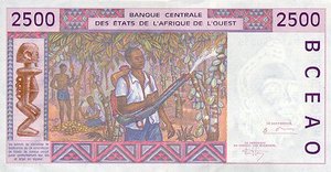 West African States, 2,500 Franc, P212Bc