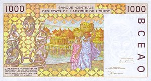 West African States, 1,000 Franc, P311Cg