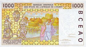 West African States, 1,000 Franc, P711Kc