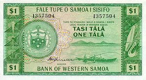 Western Samoa, 1 Tala, P16c