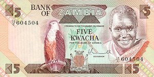 Zambia, 5 Kwacha, P25a