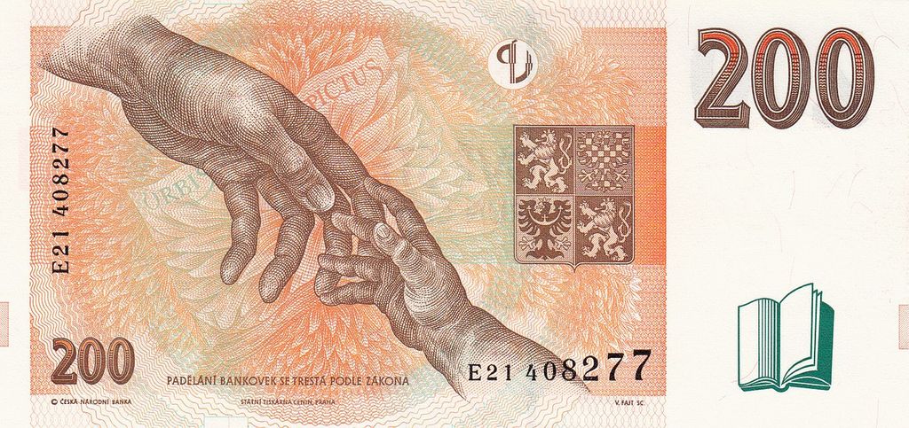 Banknote Index Czech Republic 200 Koruna P19