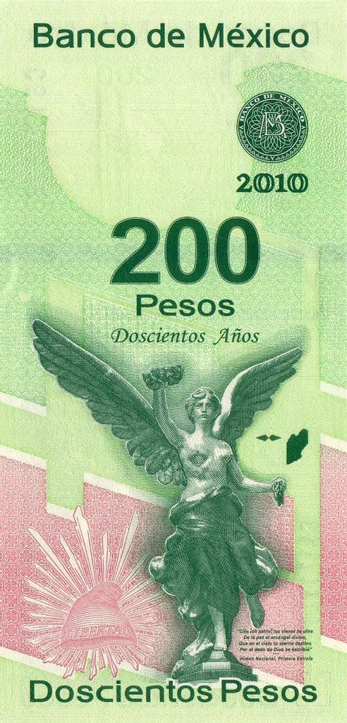 Banknote Index Mexico 200 Peso P129