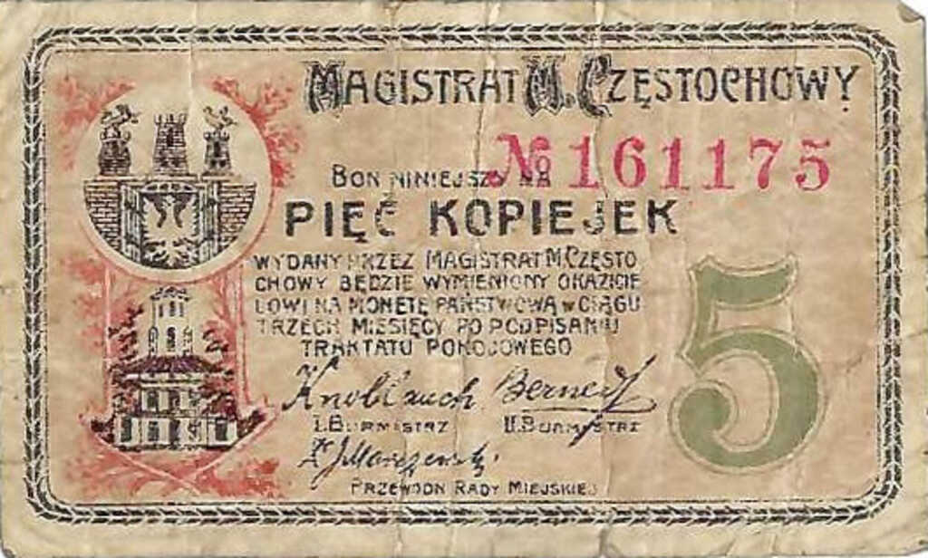 Banknote Index - Poland 5 Kopek