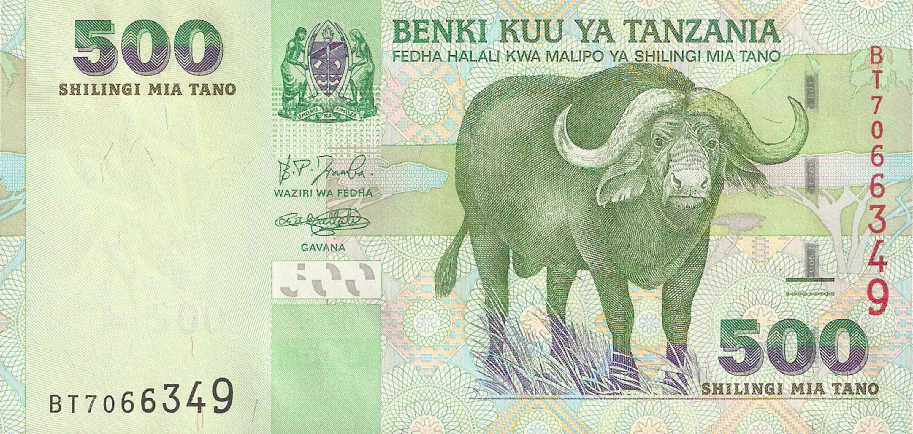 Tanzania 2003 500 Shillings Banknote UNC