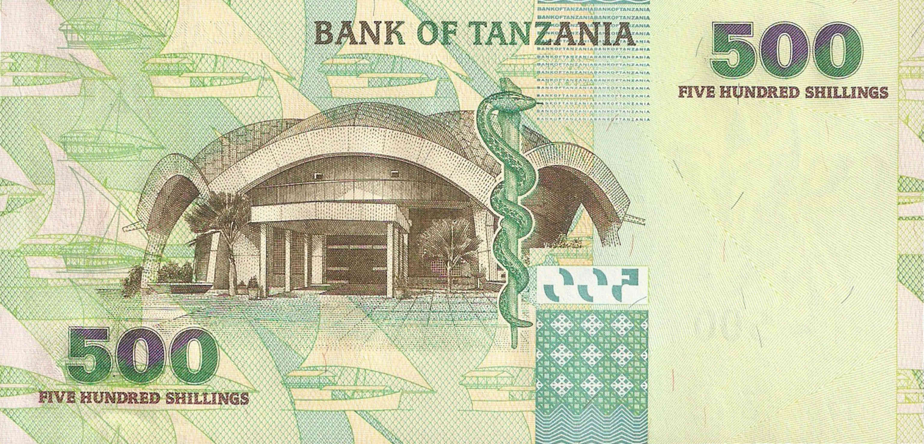 Tanzania 2003 500 Shillings Banknote UNC