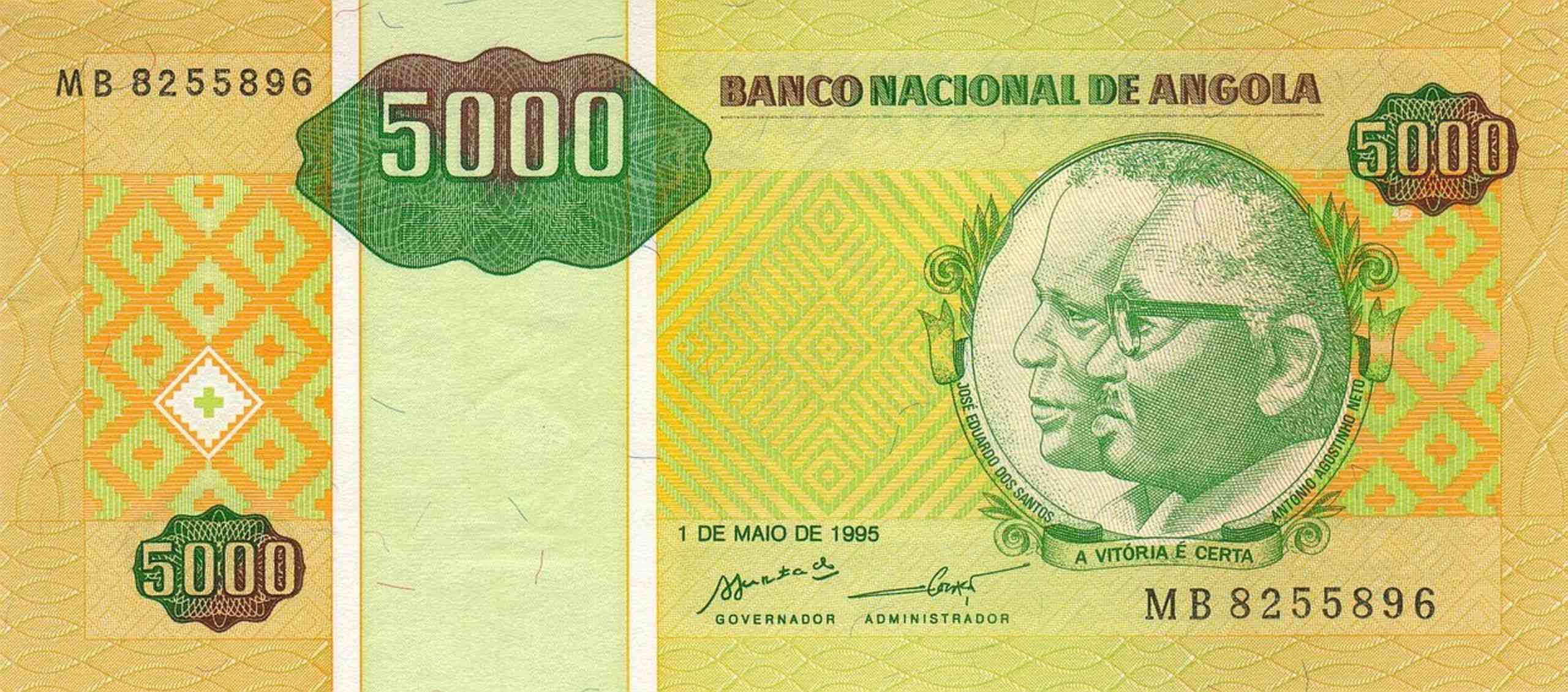 Angola 5000 Kwanzas
