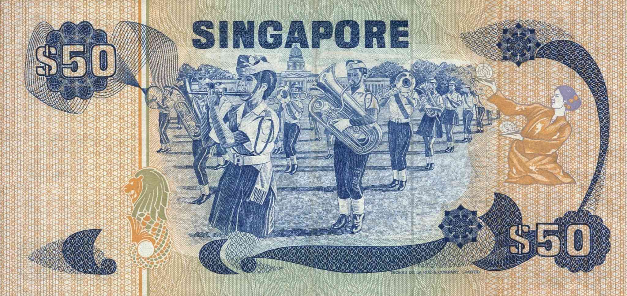 Banknote Index - Singapore 50 Dollar: P13a