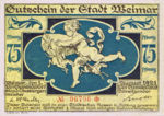 Germany, 75 Pfennig, 1398.8