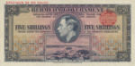 Bermuda, 5 Shilling, P-0008ct,BG B8t