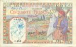 Algeria, 50 Franc, P-0087