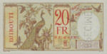 French Somaliland, 20 Franc, P-0007Bs1