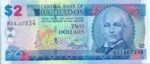 Barbados, 2 Dollar, P-0066b