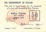 Ceylon, 50 Cent, P-0041s