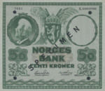 Norway, 50 Krone, P-0032s