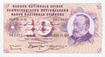 Switzerland, 10 Franc, P-0045i Sign.40