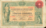 Switzerland, 50 Franc, P-0001