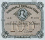 Sweden, 100 Krone, S-0591s