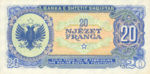 Albania, 20 Franc, P-0016