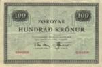 Faeroe Islands, 100 Krone, P-0015b
