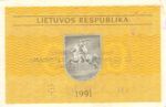 Lithuania, 0.10 Talonas, P-0029b