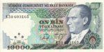 Turkey, 10,000 Lira, P-0200