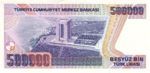 Turkey, 500,000 Lira, P-0208 Sign.2