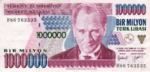 Turkey, 1,000,000 Lira, P-0209 Sign.1