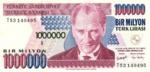 Turkey, 1,000,000 Lira, P-0213