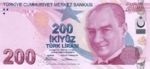 Turkey, 200 Lira, P-0227