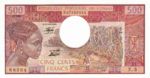 Congo Republic, 500 Franc, P-0002c
