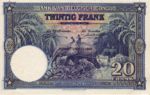 Belgian Congo, 20 Franc, P-0015F