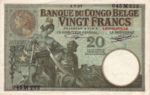 Belgian Congo, 20 Franc, P-0010c