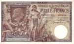 Belgian Congo, 1,000 Franc, P-0012b
