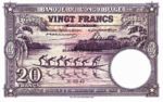 Belgian Congo, 20 Franc, P-0015A