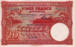 Belgian Congo, 20 Franc, P-0015B