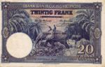 Belgian Congo, 20 Franc, P-0015H