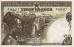 Belgian Congo, 20 Franc, P-0026
