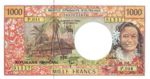 French Pacific Territories, 1,000 Franc, P-0002k