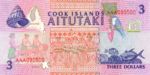 Cook Islands, The, 3 Dollar, P-0007a