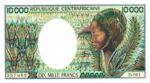 Central African Republic, 10,000 Franc, P-0013