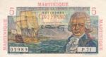 Martinique, 5 Franc, P-0027a