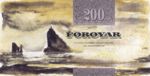 Faeroe Islands, 200 Krone, P-0026