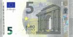 European Union, 5 Euro, P-0020n