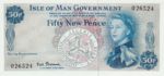 Isle Of Man, 50 New Pence, P-0027a