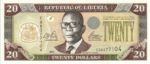 Liberia, 20 Dollar, P-0028a